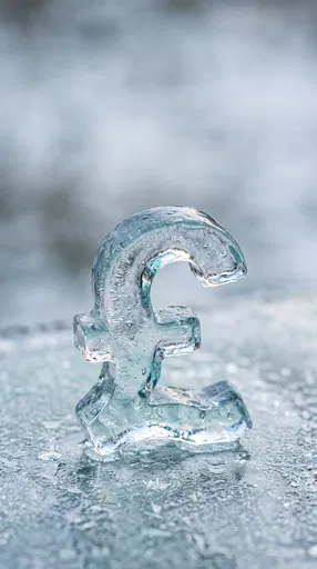 Ice Pound Sterling Currency Symbol