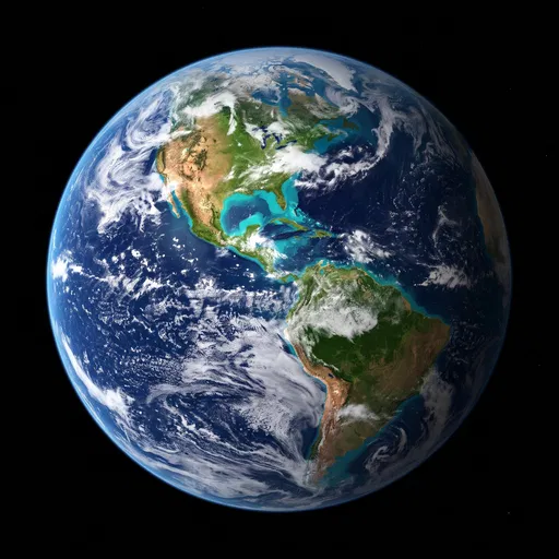 Planet Earth View of the Americas