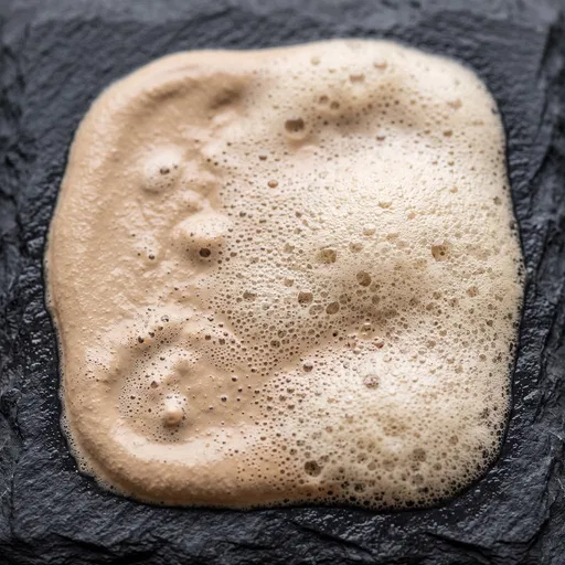 Bubbling Beige Clay Mask on Slate