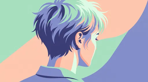 Pastel Illustration of Short Garcon Haircut