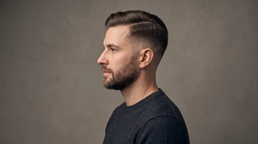 Side Profile of Man with Undercut