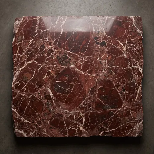 Polished Red Rosso Levanto Marble Slab