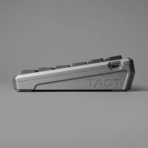 Side Profile of Aluminum Mechanical Keyboard