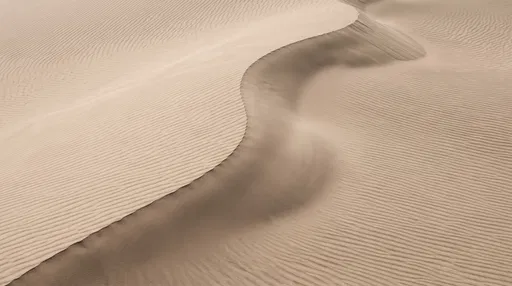 Minimalist Desert Sand Dune Ripples