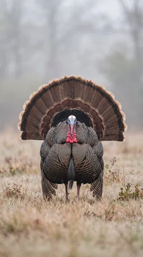 Wild Turkey Tom in Full Display