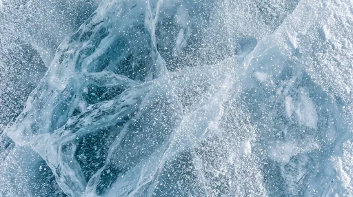 Top-Down Glacial Ice Surface Texture
