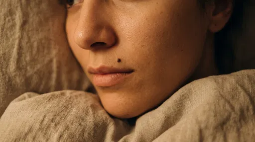 Close-Up of Woman With Beauty Mark