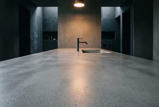 Brutalist Concrete Bathroom Countertop Background