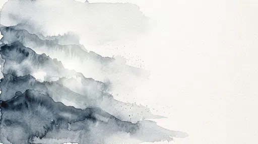 Abstract Grey Watercolor Wash Background