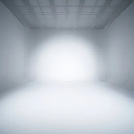 Minimalist White Studio Cyclorama Background