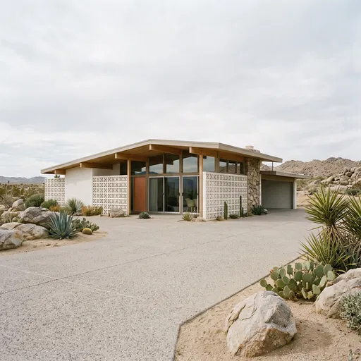 Mid-Century Modern Desert Home Exterior