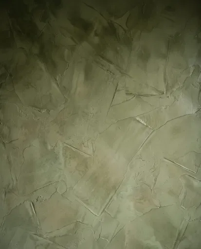 Olive Green Venetian Plaster Wall Texture