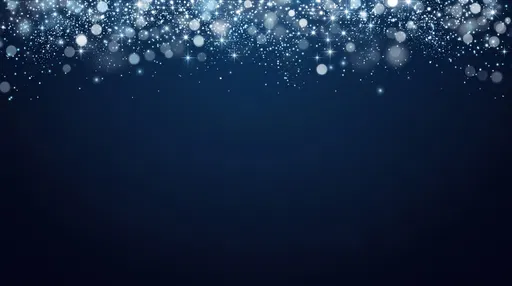 Blue Holiday Bokeh And Starlight Background