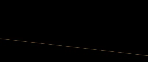 Minimalist Ochre Line on Black Background