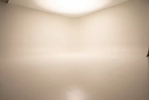 Warm Off-White Empty Cyclorama Studio