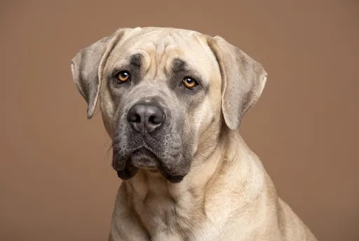 Studio Portrait of Formentino Cane Corso