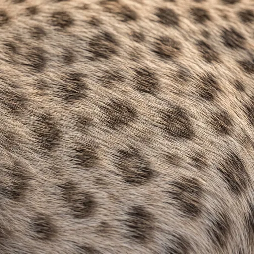 Macro Cheetah Print Fur Texture Background