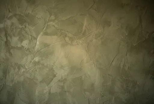 Olive Green Venetian Plaster Wall Texture