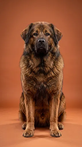 Studio Portrait of Caucasian Shepherd Dog