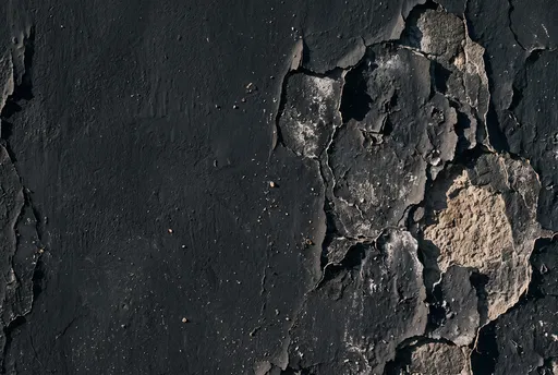 Peeling Charcoal Black Wall Texture