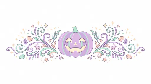 Cute Pastel Lilac Jack-O'-Lantern Clip Art