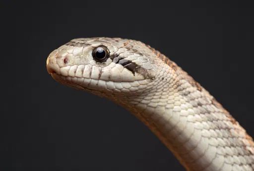 Studio Portrait of White-Sided Bullsnake