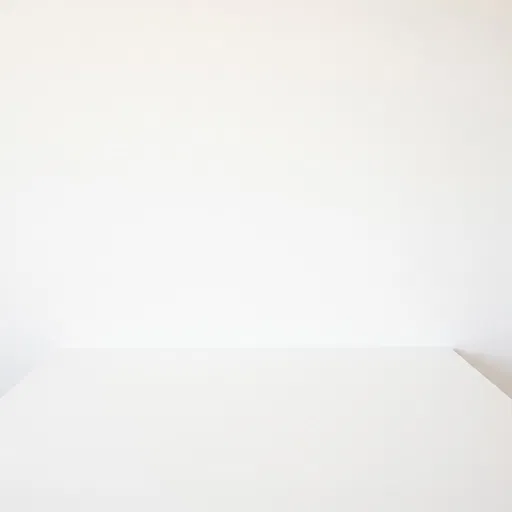 Minimalist White Tabletop Studio Backdrop