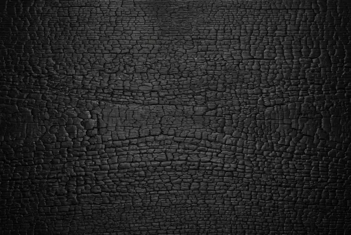 Charred Black Wood Texture Background