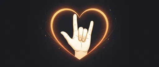 ASL I Love You Hand Inside Heart