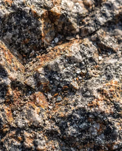 Close-Up Rough Granite Rock Texture