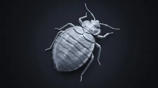 Microscopic 3D Render of Bed Bug