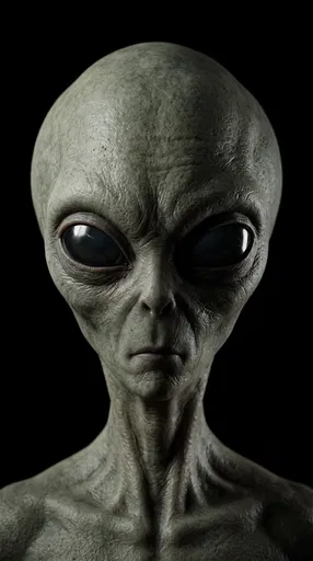 Portrait of a Classic Grey Alien
