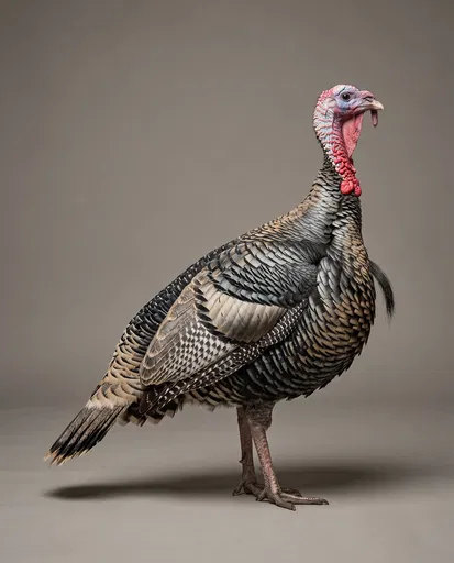 Studio Portrait of Heritage Narragansett Turkey
