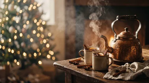 Cozy Christmas Cider and Copper Kettle