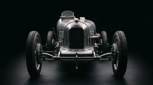 Vintage 1920s Aluminum Grand Prix Race Car