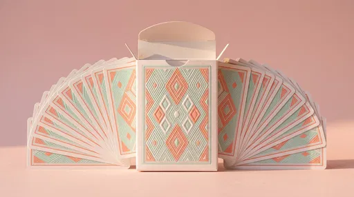 Pastel Playing Cards and Open Box
