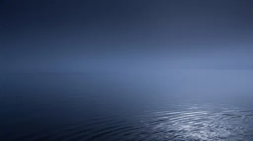 Minimalist Twilight Blue Water Background