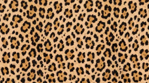 Classic Tawny Leopard Fur Print Pattern