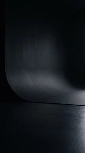 Dark Curved Studio Cyclorama Background