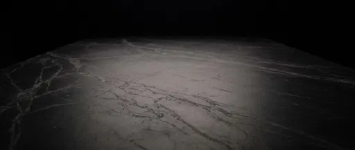 Dark Honed Marble Surface on Black