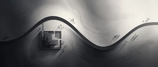 Minimalist Top-Down Architectural House and Road