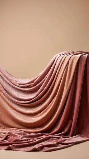 Draped Blush Velvet Studio Backdrop