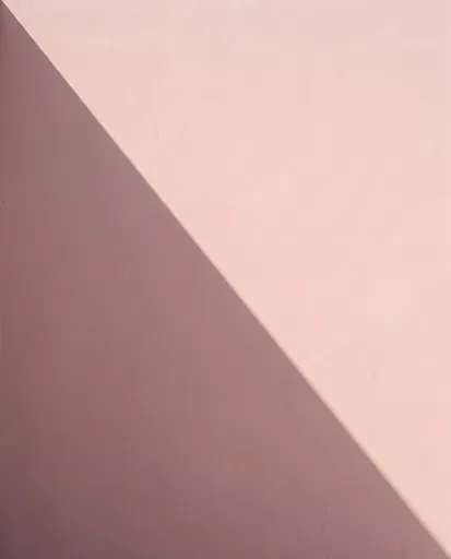 Pastel Pink Wall With Diagonal Shadow