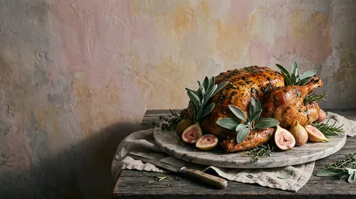 Roasted Herb Turkey with Figs and Sage