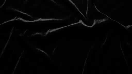 Dark Black Velvet Fabric Texture Background