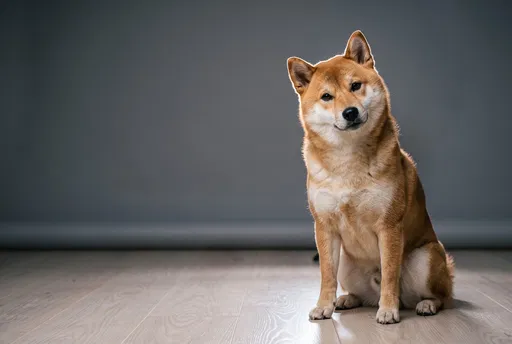 Shiba Inu Studio Portrait
