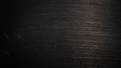 Macro Brushed Black Metal Texture Background