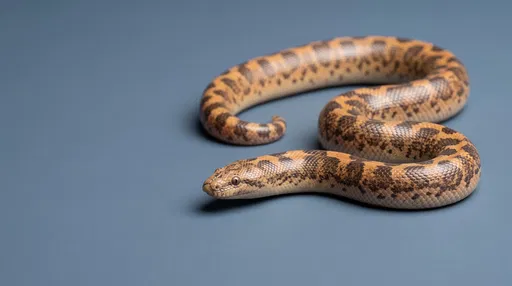 Sand Boa on Slate Blue Surface