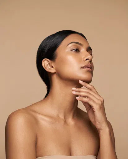 South Asian Woman Beauty Studio Portrait