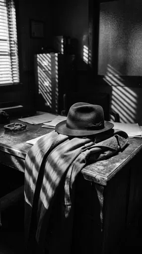 Film Noir Fedora and Trench Coat